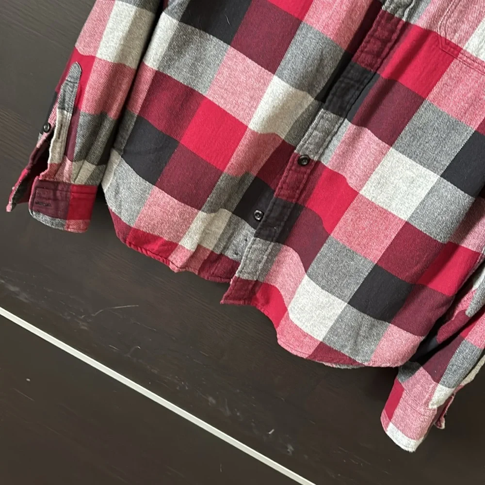 Express Men's Plaid Flannel Shirt
